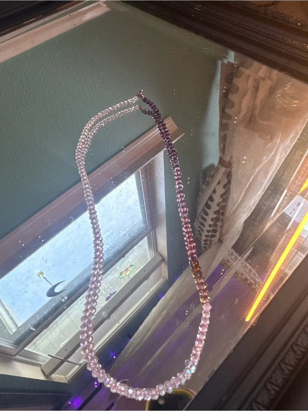 Faceted Purple Beaded Necklace - Elegant Women’s Jewelry